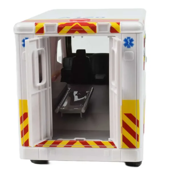 RC dálkově ovládaná bílá sanitka s efekty světel 2,4GHz měřítko 1/12 délka 30cm obrázek 3