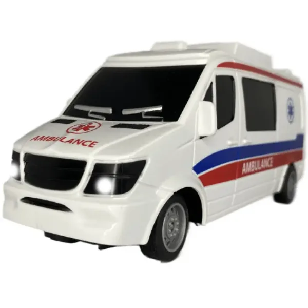 RC dálkově ovládaná záchranná služba s osvětlením 27MHz, měřítko 1/32, délka 25 cm. obrázek 3