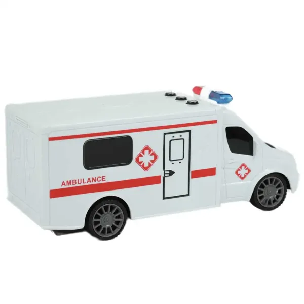 RC dálkově ovládaná záchranná vozidla se světelnými a zvukovými efekty, měřítko 1/24, délka 20 cm. obrázek 2