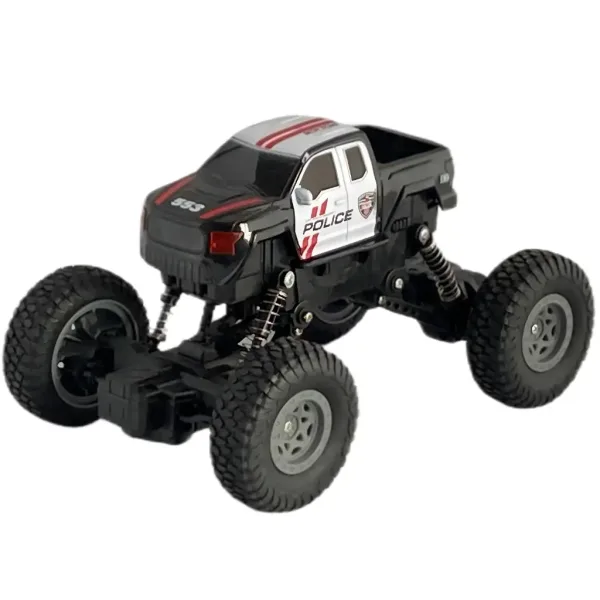 RC dálkově ovládané 4WD policejní auto pro horolezectví v měřítku 1/18, 21cm obrázek 2