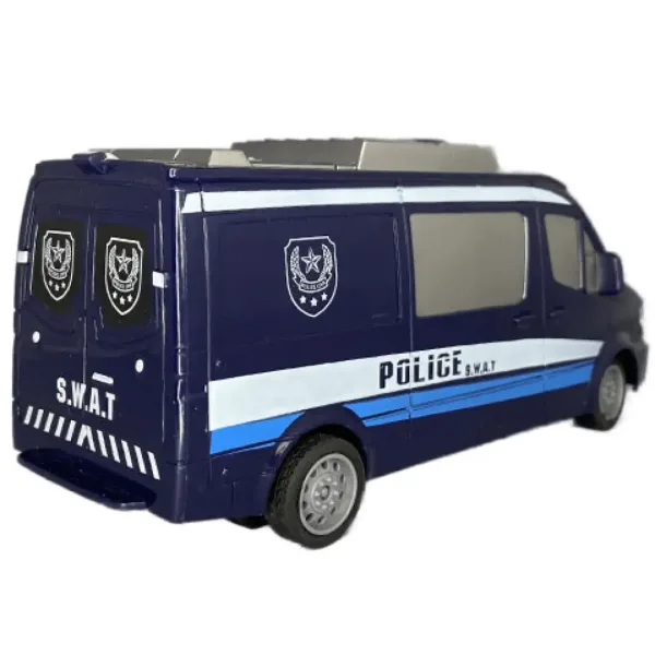 RC dálkově ovládaný SWAT policejní minibus s osvětlením 27MHz měřítko 1/32 délka 25cm obrázek 2