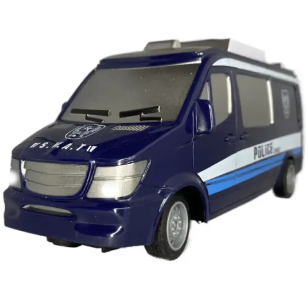 RC dálkově ovládaný SWAT policejní minibus s osvětlením 27MHz měřítko 1/32 délka 25cm obrázek 3