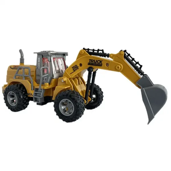 RC dálkově ovládaný bagr s pracovním strojem s efekty světel v měřítku 1/30, 24 cm obrázek 2