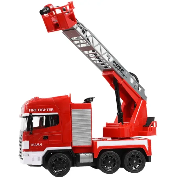 RC dálkově ovládaný hasičský vůz s vysokozdvižnou plošinou a vodním dělem v měřítku 1/24, 27 MHz, 30 cm obrázek 4