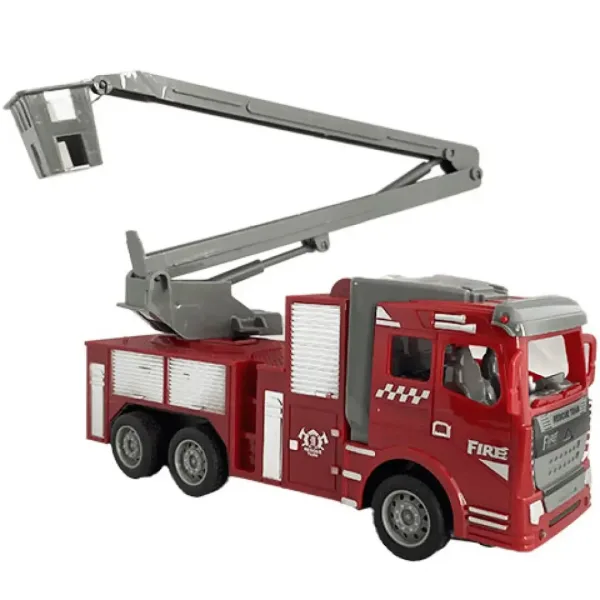 RC dálkově ovládaný hasičský vůz s výsuvnou plošinou v měřítku 1/30, 22 cm obrázek 4