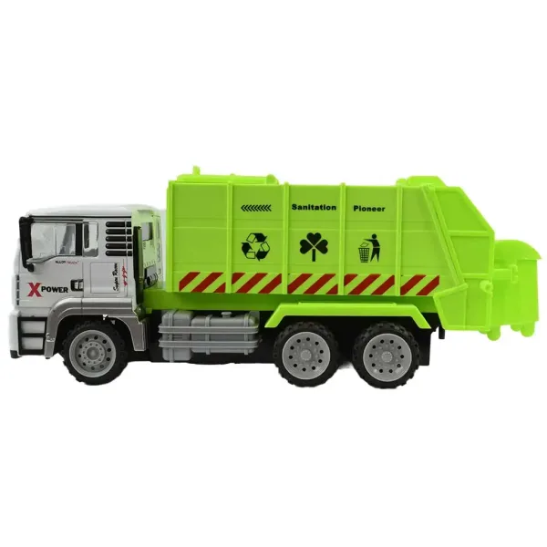 RC dálkově ovládaný kontejnerový nákladní vůz s kovovou kabinou a světelnými efekty 27MHz v měřítku 1/12, 36cm obrázek 4
