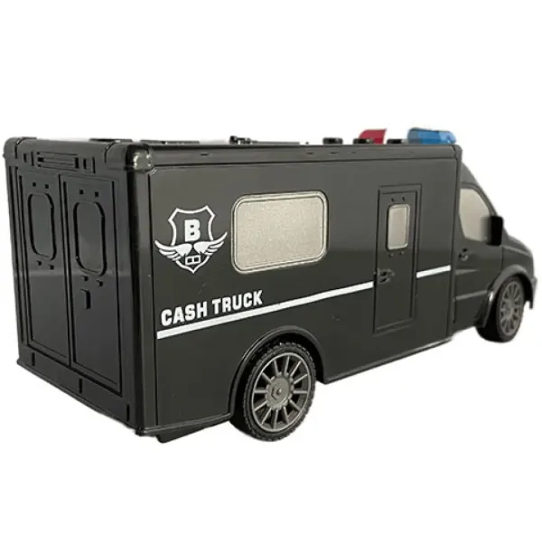 RC dálkově ovládaný peněžní autobus s efekty světla a zvuku v měřítku 1:18, 20 cm obrázek 2