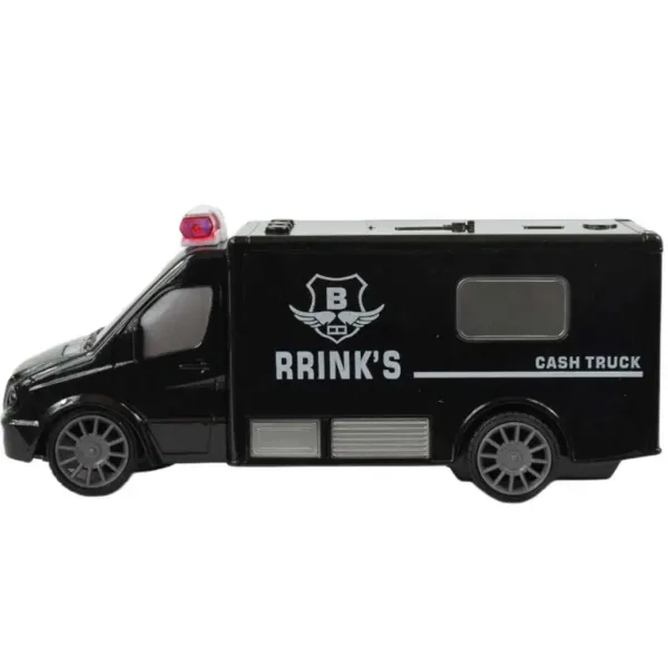 RC dálkově ovládaný penězový transportér s efekty světla měřítko 1/30 délka 20 cm obrázek 3