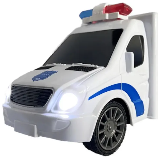 RC dálkově ovládaný policejní dodávka se světelnými a zvukovými efekty v měřítku 1:18, 20cm obrázek 4