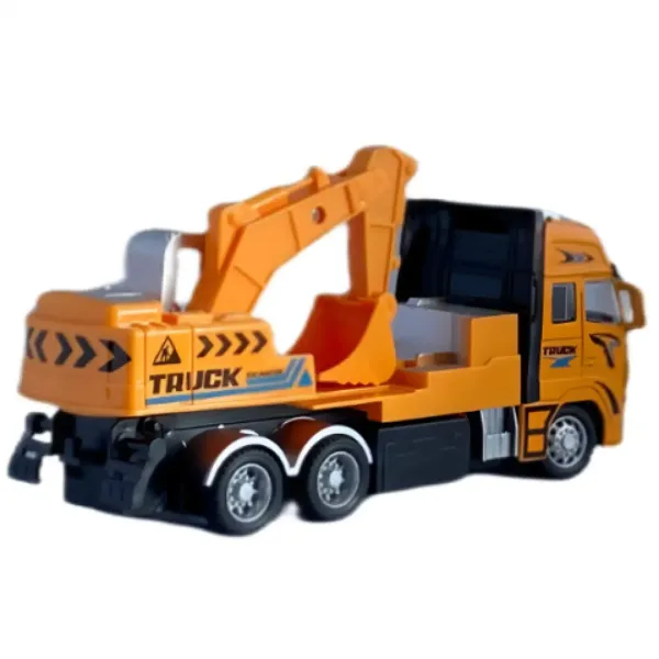 RC dálkově ovládaný stavební bagr nebo jeřáb s osvětlením ve dvou variantách 27MHz měřítko 1/36 20cm obrázek 4