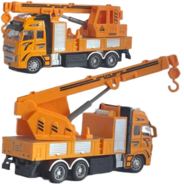 RC dálkově ovládaný stavební bagr nebo jeřáb s osvětlením ve dvou variantách 27MHz měřítko 1/36 20cm obrázek 9