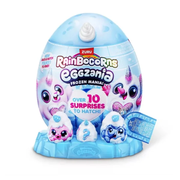 Rainbocorns Eggzania překvapení vejce s interaktivním plyšákem - zimní kamarádi obrázek 1
