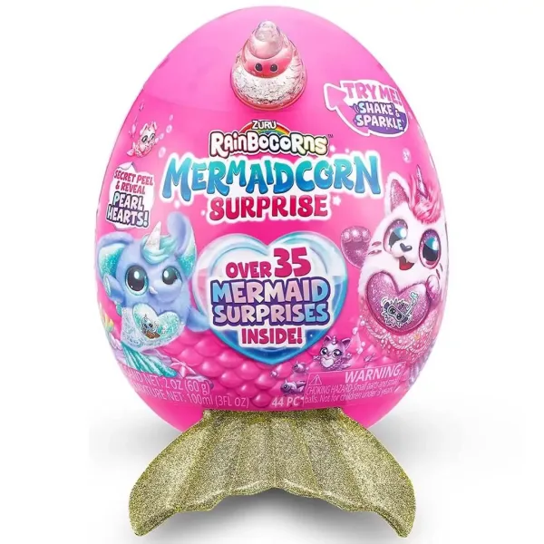 Rainbocorns: Mermaidcorn S5 Překvapení vejce mořská panna jednorožec plyšová figurka v různých variantách 1ks obrázek 1