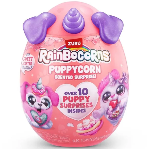 Rainbocorns: Pocket Puppycorn překvapení voňavý plyšový pejsek v různých variantách 1ks obrázek 1