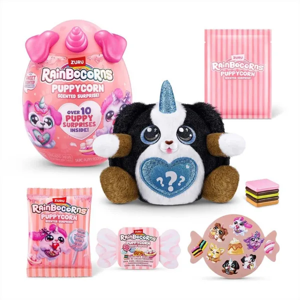 Rainbocorns: Pocket Puppycorn překvapení voňavý plyšový pejsek v různých variantách 1ks obrázek 7