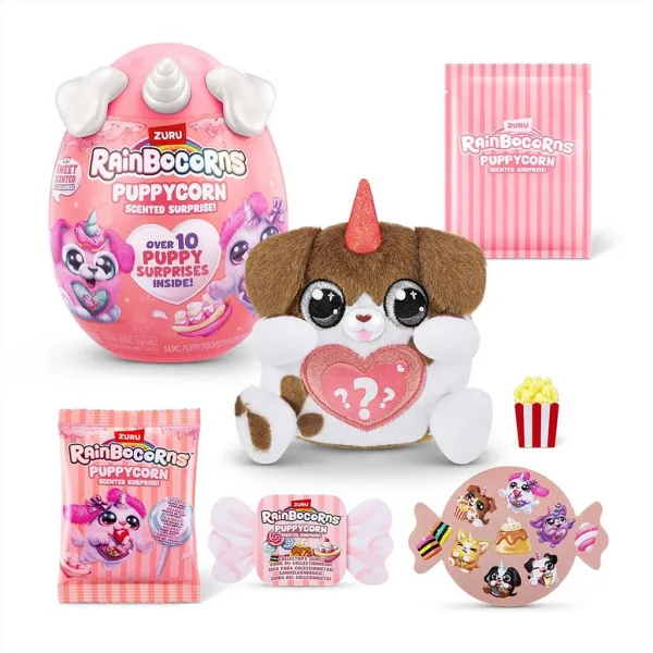 Rainbocorns: Pocket Puppycorn překvapení voňavý plyšový pejsek v různých variantách 1ks obrázek 9