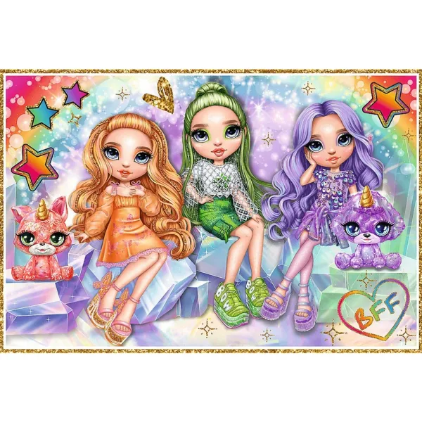 Rainbow High nejlepší kamarádky 2x200dílné puzzle - Trefl obrázek 2