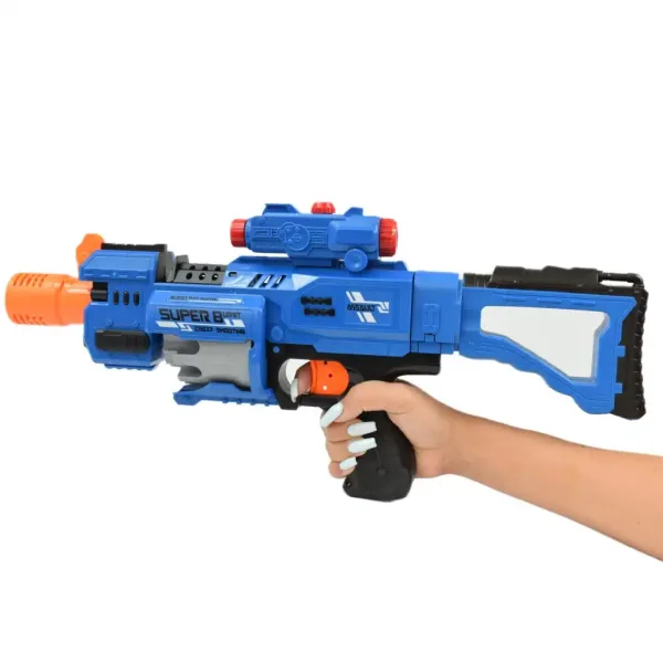 Rapid Launcher: Elektrický rotační houpačkový zbraň s 20 náboji 49cm obrázek 7