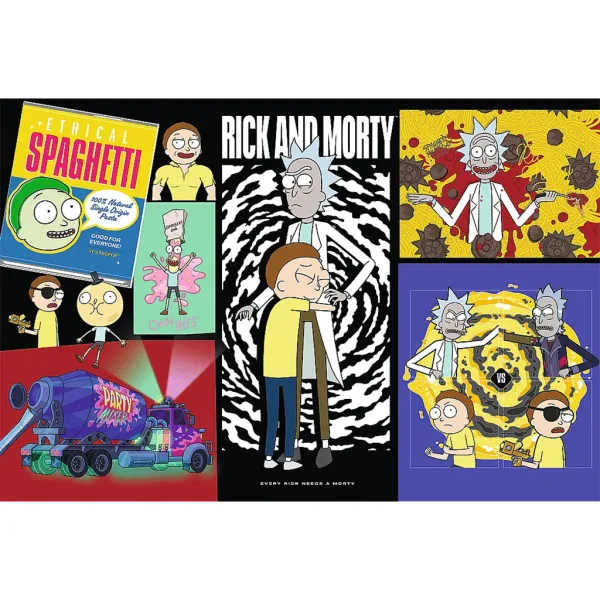 Rick a Morty: Zvláštní místo v galaxii 300dílné puzzle - Trefl obrázek 2