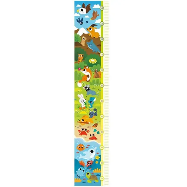 Roztomilá zvířátka stěnová měřítka 30 ks puzzle - Clementoni obrázek 2