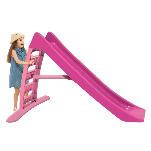 Rychlá růžová skluzavka o délce 170 cm. obrázek 2