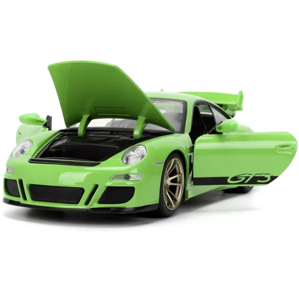 Rychle a zběsile: 2007 Porsche 911 GT3 kovový model auta 1/24 - Jada Toys obrázek 3