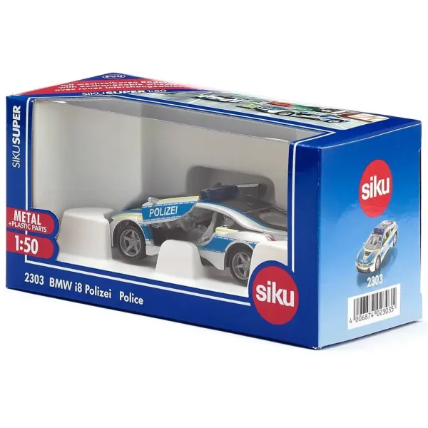 SIKU BMW i8 Police policejní autíčko 1/50 obrázek 5