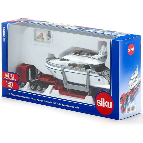 SIKU MAN návěsový kamion s jachtou 1/87 obrázek 3