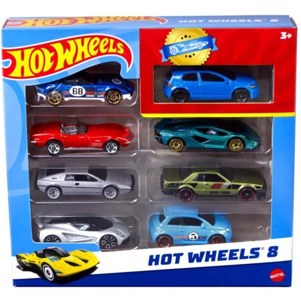 Sada 8 autíček Hot Wheels - Mattel obrázek 2