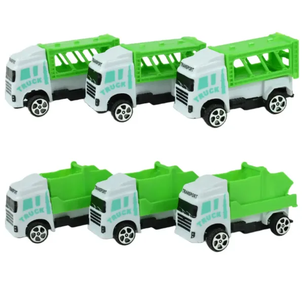 Sanitární nákladní auto: sada 12 kusů odpadkových nákladních aut 1/64 obrázek 2