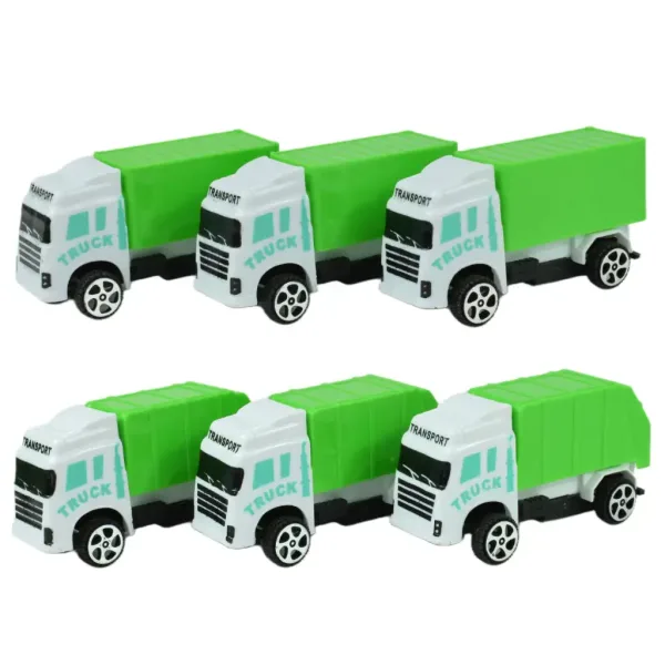 Sanitární nákladní auto: sada 12 kusů odpadkových nákladních aut 1/64 obrázek 3