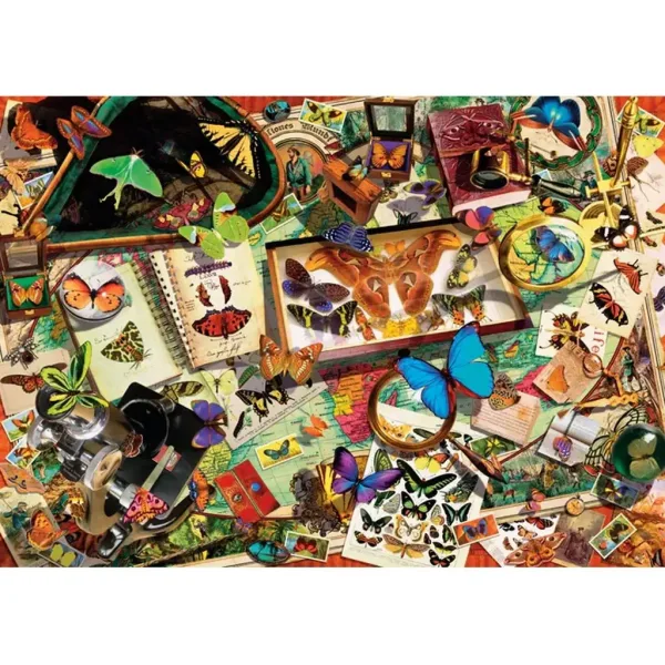 Sběratel motýlů 500dílné HQC kompaktní puzzle - Clementoni obrázek 2
