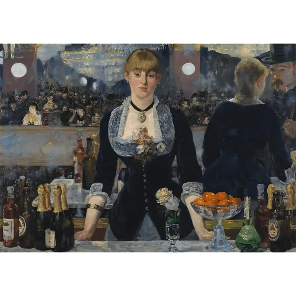 Sbírka umění: Édouard Manet – Bar v Folies-Bergère, puzzle 1000 dílků – Trefl obrázek 2