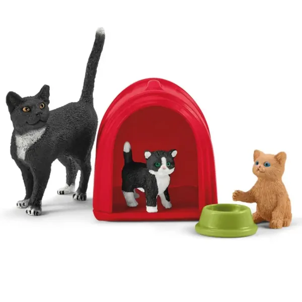 Schleich: Farm World - Herní zážitek pro roztomilé kočky herní set (42501) obrázek 3