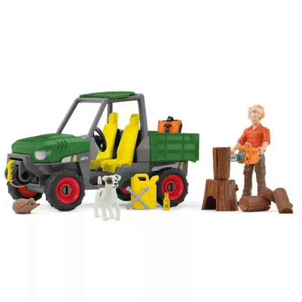 Schleich: Farm World - Lesní práce herní set (42659) obrázek 4