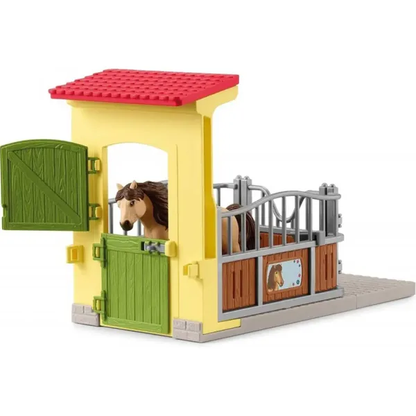 Schleich: Farm World - Pony box Islandský pony hřebec set (42609) obrázek 4