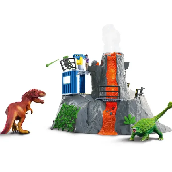 Schleich: Velká vulkanická expedice s dinosaury herní set (42564) obrázek 3