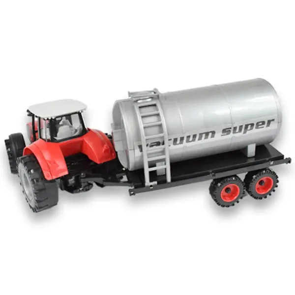 Série Farm Truck: Červený nebo zelený traktor s nádrží na vodu 46 cm obrázek 2