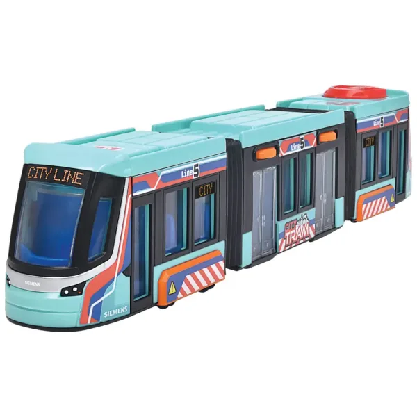 Siemens Elektrická tramvaj v modré barvě 41cm - Dickie Toys obrázek 2