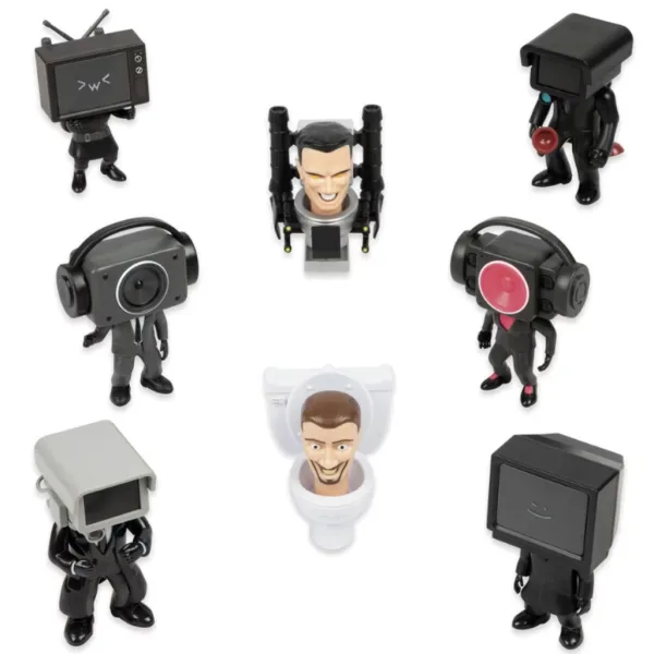 Skibidi Toilet WC překvapení minifigurka sada 1 ks obrázek 2