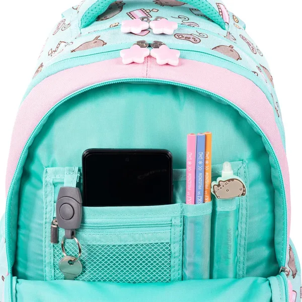 Školní taška, batoh s kočkou Pusheen Mint, 40 cm obrázek 4