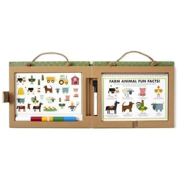 Smazatelná kreslící a magnetická sada farmy - Melissa & Doug obrázek 3