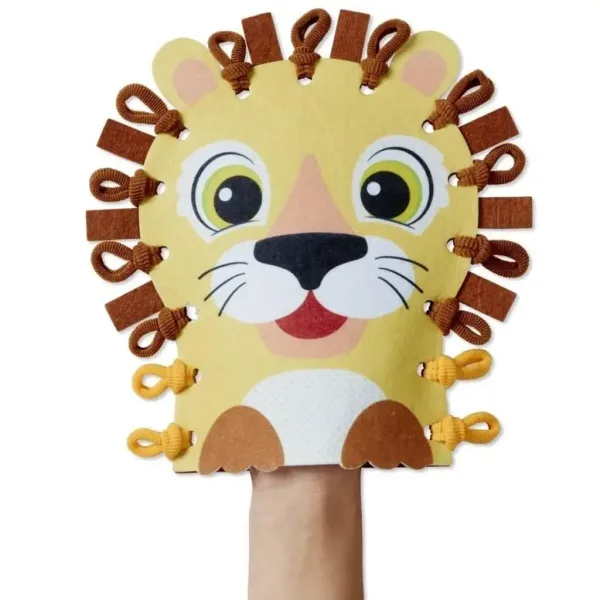 Smyčka! Kreativní sada na výrobu loutek divokých zvířat - Melissa & Doug obrázek 3