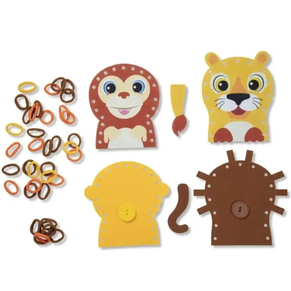 Smyčka! Kreativní sada na výrobu loutek divokých zvířat - Melissa & Doug obrázek 5