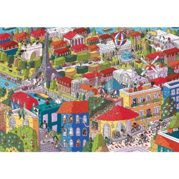 Sneaky Peekers: Paříž UFT 1000 dílků puzzle - Trefl obrázek 2