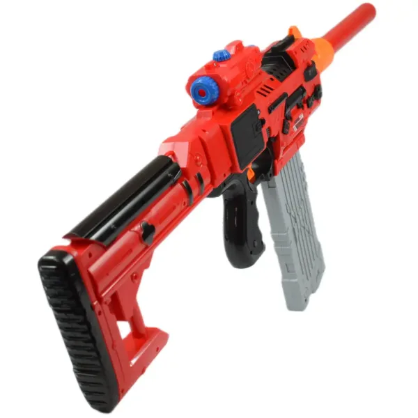 Sniping: Elektrická přestavitelná obří houbová střelná zbraň s náboji a terčem 79 cm. obrázek 6