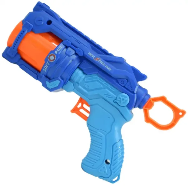 Soft Bullet: Reflex 4 manuální revolver s pěnovými střelami a terčem 22cm obrázek 2