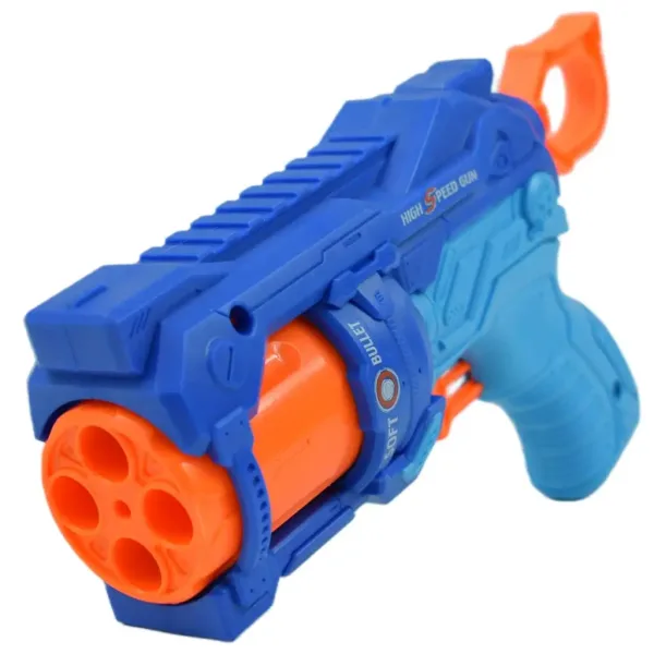 Soft Bullet: Reflex 4 manuální revolver s pěnovými střelami a terčem 22cm obrázek 3