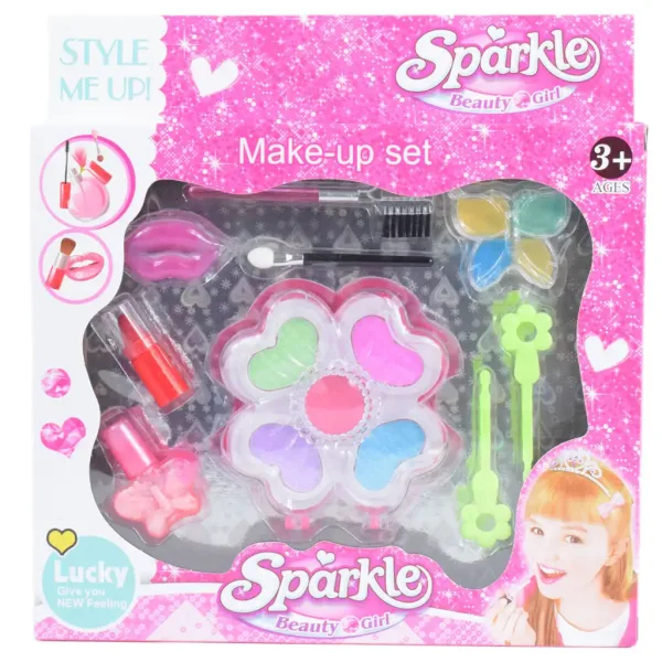 Sparkle Beauty Girl: Sada na líčení s lesky na rty a paletou make-upu. obrázek 5