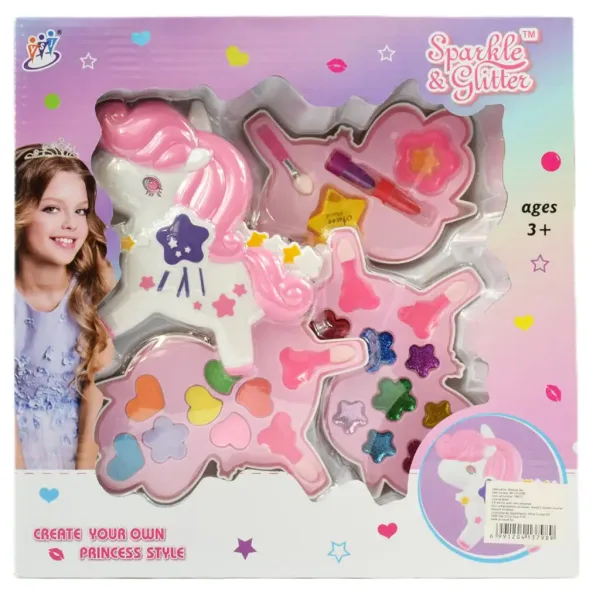 Sparkle & Glitter: Jednorožec třípatrová paleta make-upu obrázek 6
